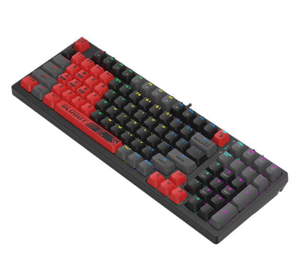 A4 TECH Klawiatura mechaniczna Bloody S98 USB Sports Red (BLMS Red Switches) A4TKLA47261 - 1162681 - zdjęcie 2